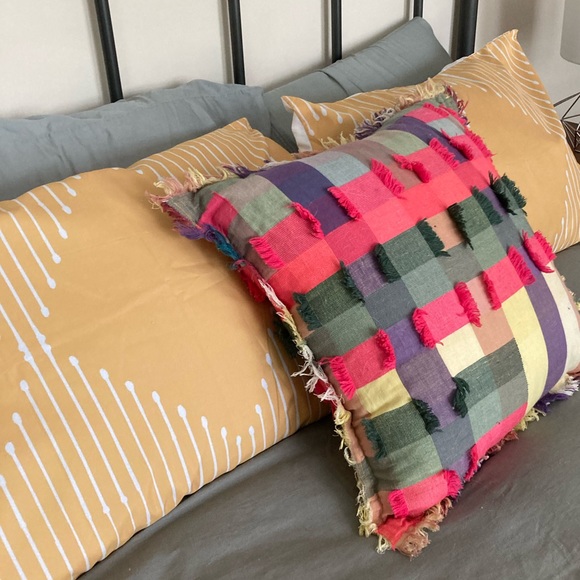 Society 6 | Set of 2 yellow marigold standard pillowcases, graphic moder… - Picture 2 of 9